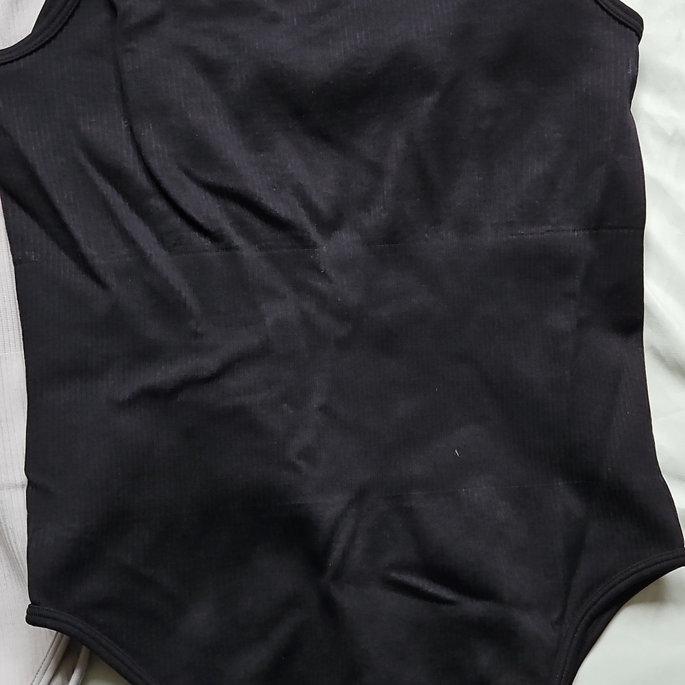 QQQ Black and Gray Bodysuit Set, Size L - Picture 5 of 8